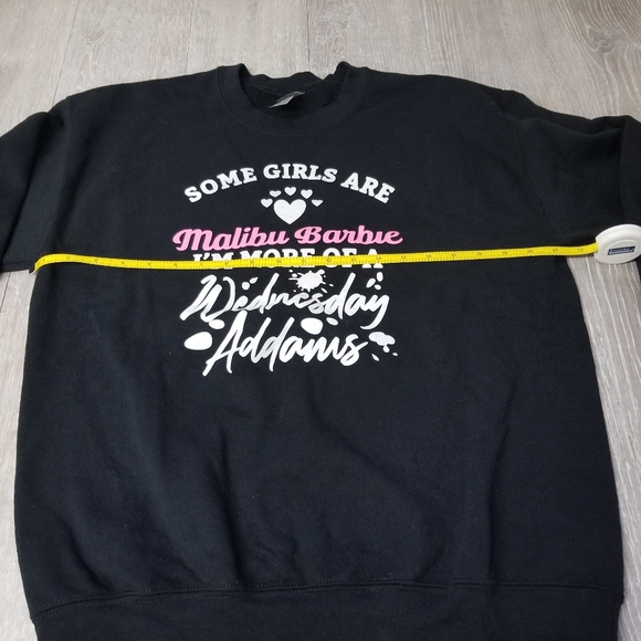 Malibu Barbie/Wednesday Addams sweatshirt - Picture 6 of 6
